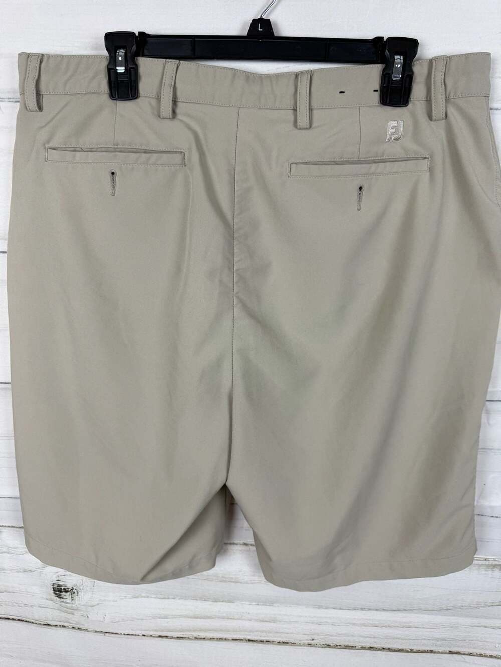 FootJoy Performance Golf Shorts Khaki Tan Size 36 - Picture 2 of 7